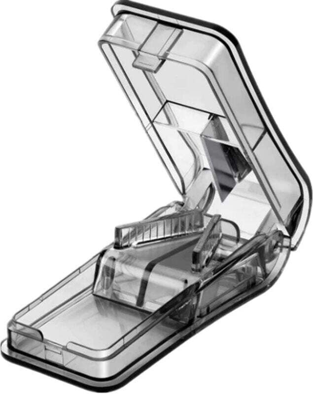 Pillenteiler für kleine und große Tabletten, Tablettenteiler mit Klinge zum Teilen Ihrer Pillen und Tabletten in zwei Hä...