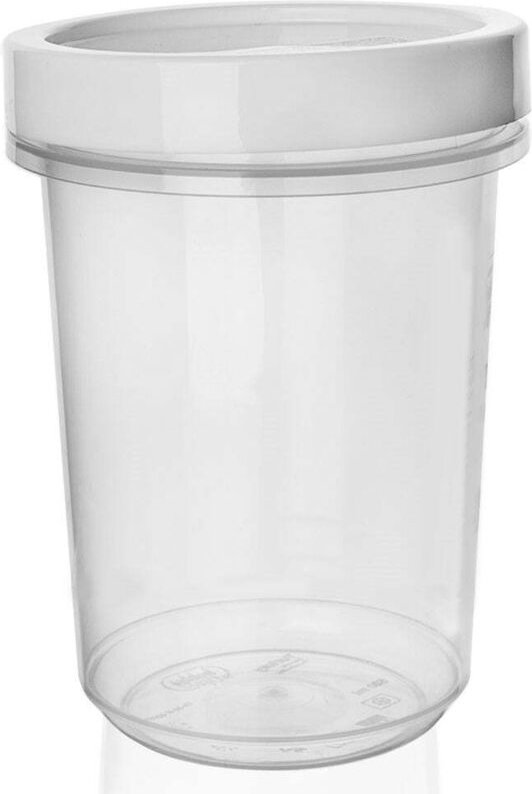 Lebensmittelbehalter mit schraubdeckel silikondichtung und mikrowellengeeignet