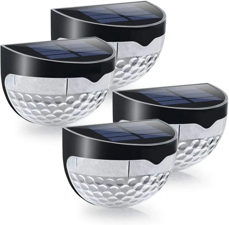 LED-Solarleuchten für den Außenbereich, Außenbeleuchtung, Sicherheits-Solarwandleuchte, wasserdichte Solarwandleuchte, G...