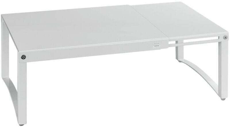 Teleskop-Standregal, Küchenregal, ausziehbar von 30 bis 54 cm, rutschfeste und kratzfeste Füße, bis 10 kg belastbar, Eis...