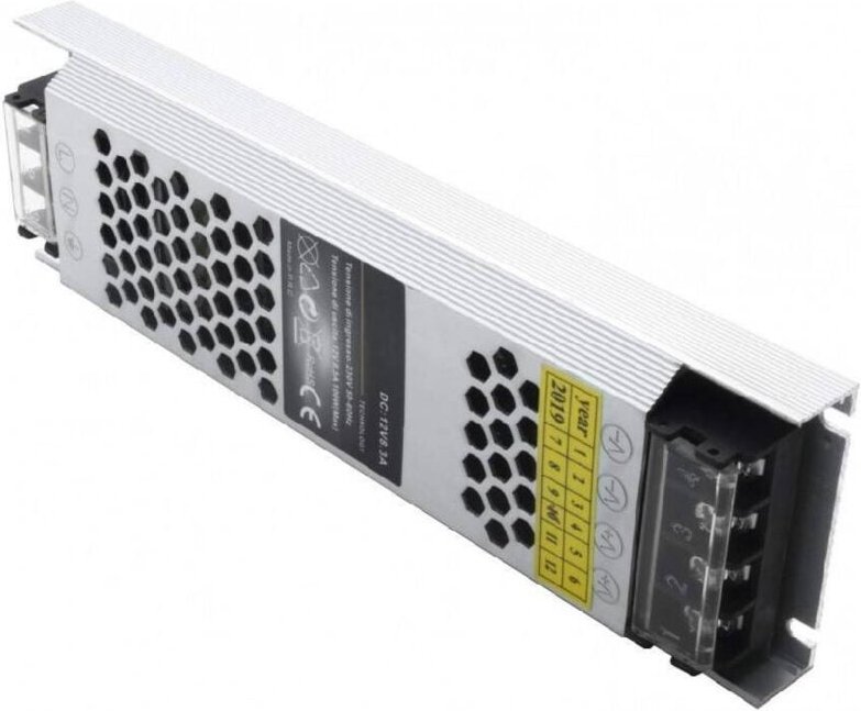 Trade Shop Traesio - Trade Shop - slim 25A 12V 110-230V 300WATT stabilisiertes transformator-netzteil S-12V-300W -