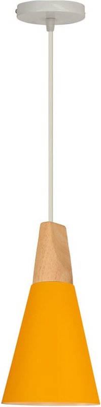 Wottes - Nordic Modern Pendelleuchte Höhenverstellbar Hängelampe Gelb Kronleuchter für Schlafzimmer Wohnzimmer