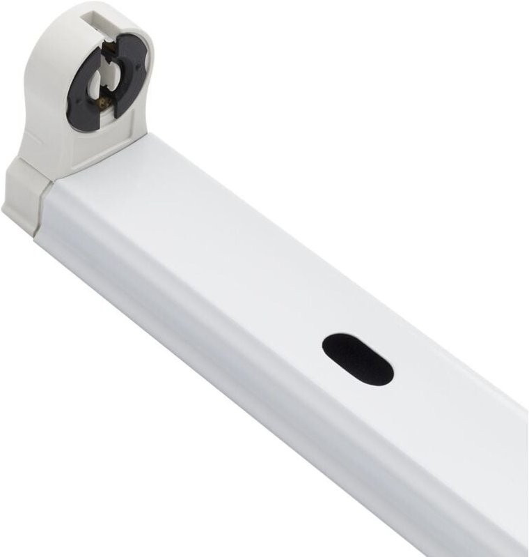 Halterung mit Vorschaltgerät für Leuchtstoffröhre T8 G13 900mm Weiß