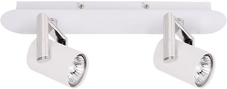 Italux - Bland - Moderne Scheinwerfer White 2 Light mit weißer Matt Shade led, GU10