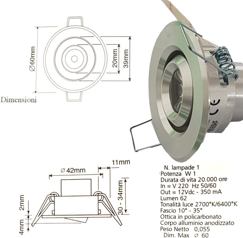 Warmlichtled-Spotlightmini1weinstellbaresstufenlichtmittreiber