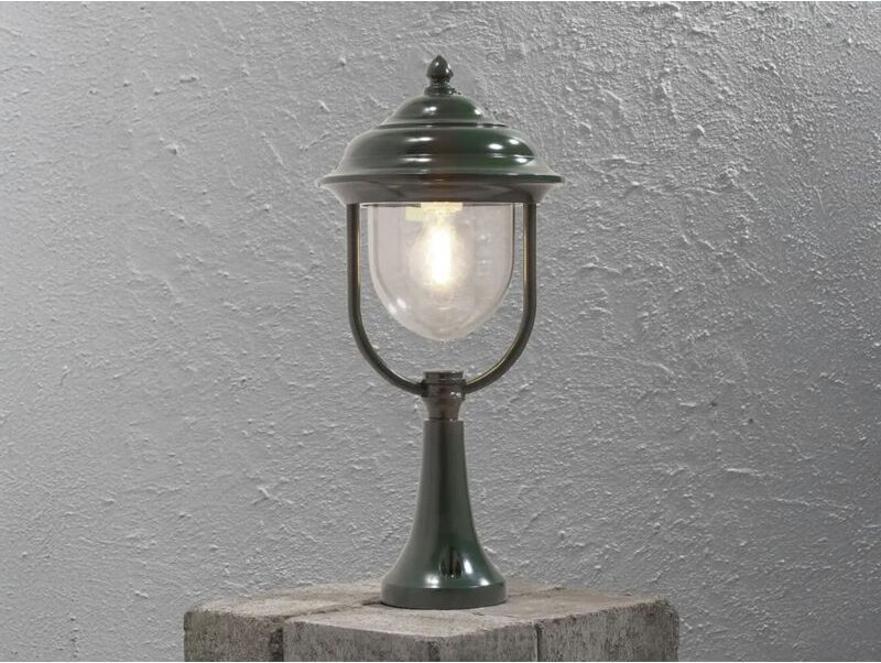 Konstsmide - Sockelleuchte parma Laterne außen im Landhausstil,grün, Höhe 54cm