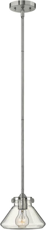 Elstead - Congress - 1 Light Dome Deckenanhänger Chrom Klarglas, E27