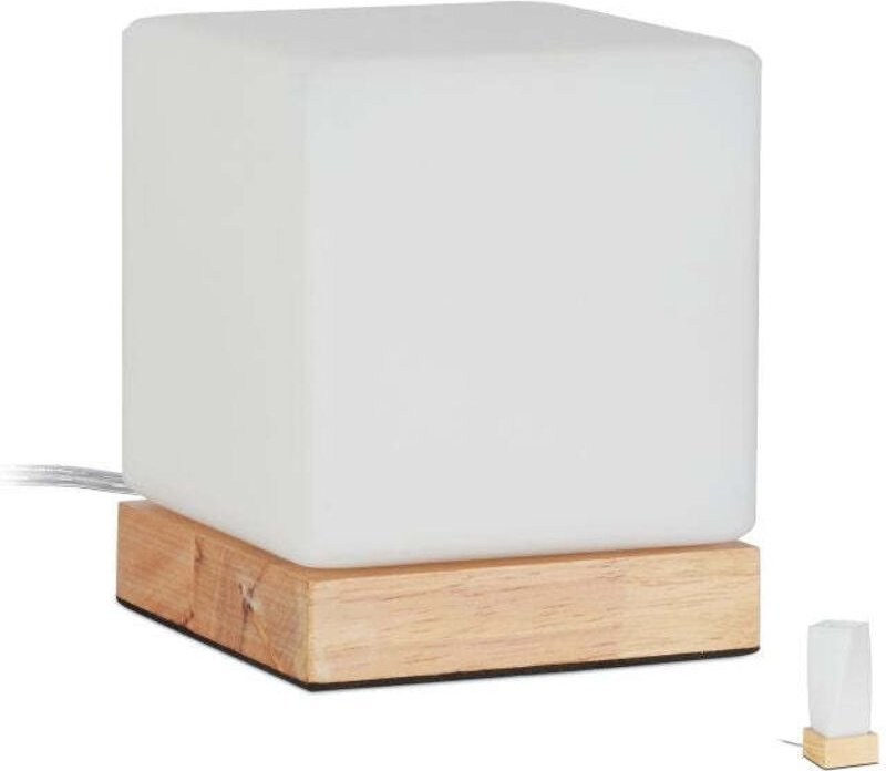 Tischleuchte aus opalglas 883