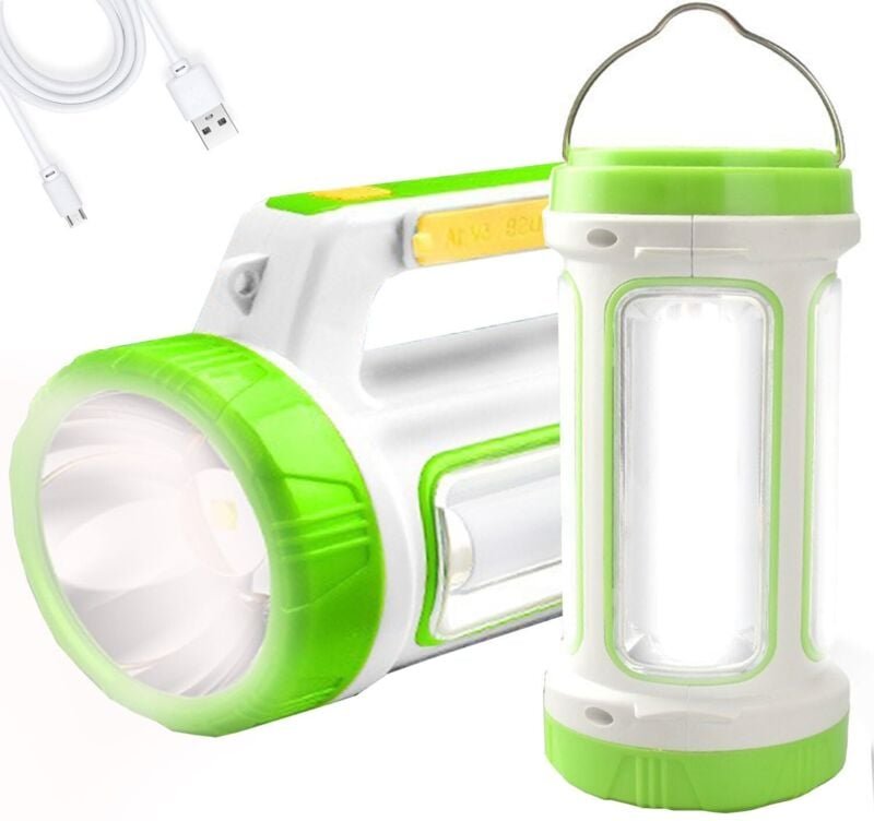 LED-Strahler, 10000 lm, ultrahelle, wiederaufladbare Solar-Taschenlampe, multifunktionales Campinglicht, 5 Beleuchtungsm...