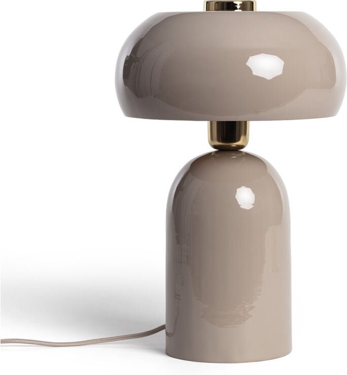 Ledkia - Tischlampe Metall Dhanuk Taupe