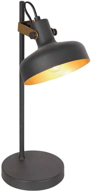 Tischlampe - Prato - schwarz - metall - - Mexlite