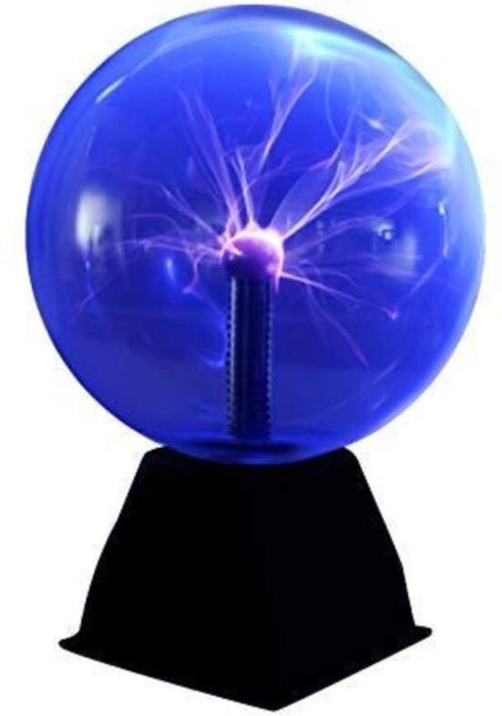 Goeco - Plasmakugel Plasma ball, 5 Zoll Magic Plasmalampe, Globe Statische Lampe Touch Sound Sensitive Plasma Ball, 220V...