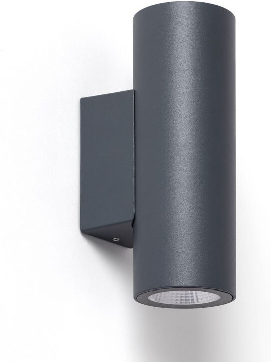 LED Wandleuchte Außen 12W Aluminium doppelseitige Beleuchtung CCT Wählbar Satna Anthrazit