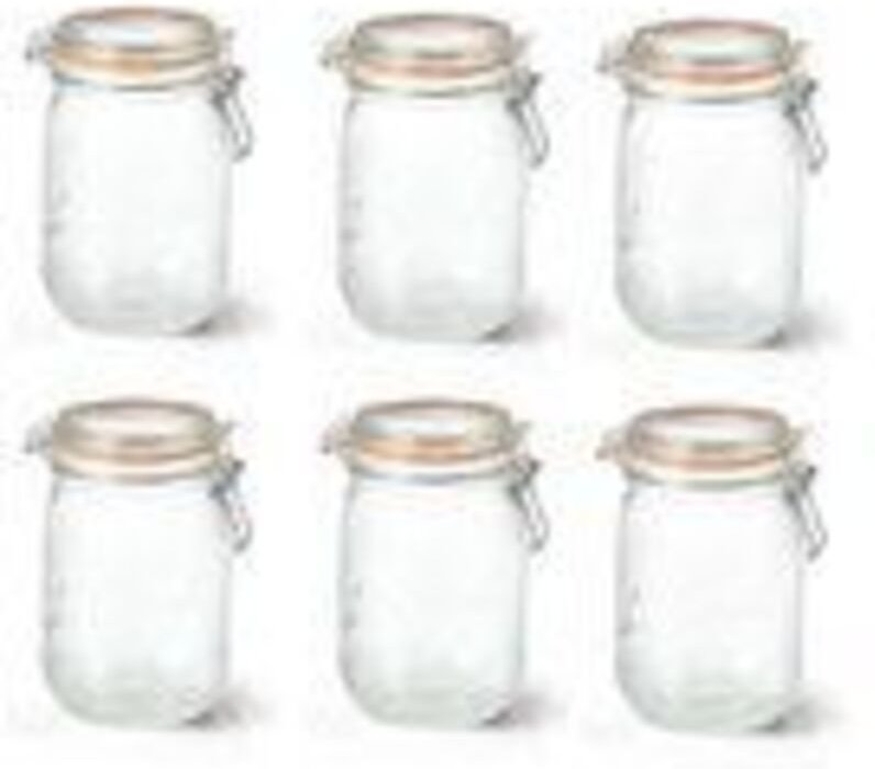 Set mit 6 gläsern 750ml Le Parfait 900506