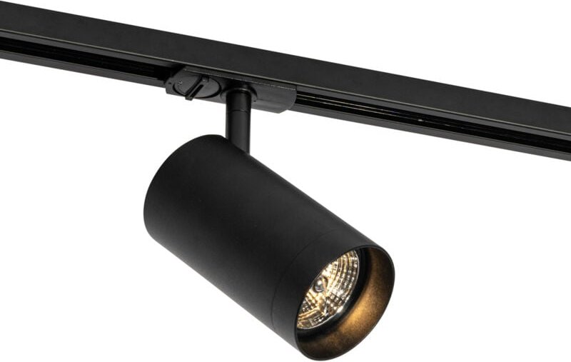 Moderner schwarzer Strahler für 1-phasiges Schienensystem 70mm - Iconic Jeana Luxe