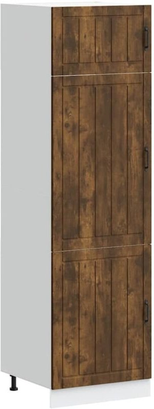 Küchenschrank Lucca Räuchereiche Holzwerkstoff Vidaxl