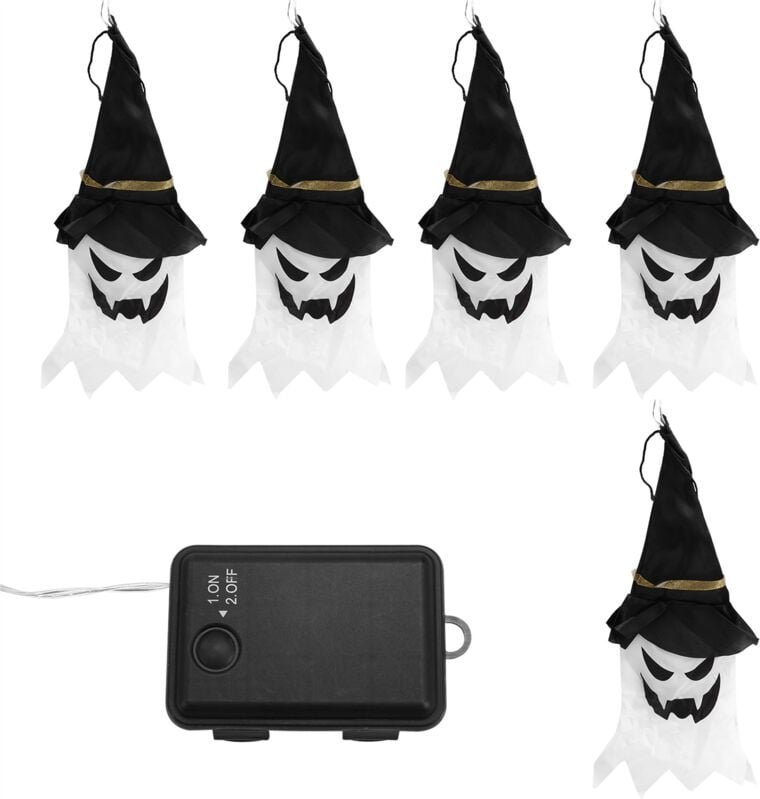 Halloween led Blinklicht Hängende Geisterlampe Glowing Wizard Hat Lampe
