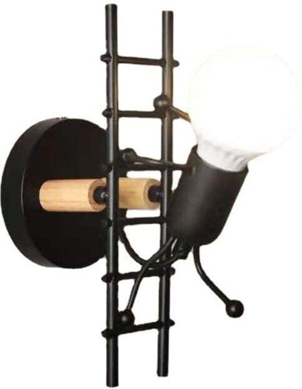 Kreative humanoide Wandleuchte für den Innenbereich, moderne dekorative Wandleuchte, E27-Wandleuchte, geeignet für Schla...