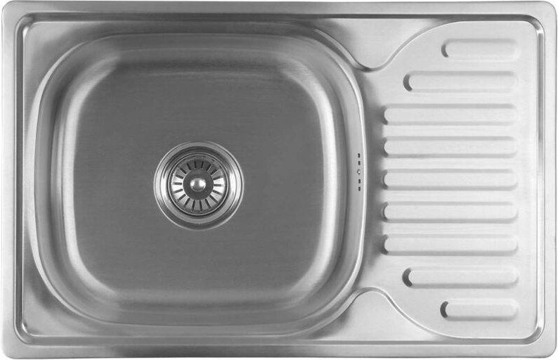 Abwäschen - Spülbecken, 66x42 cm, Edelstahl AQ6642B - Aqualine