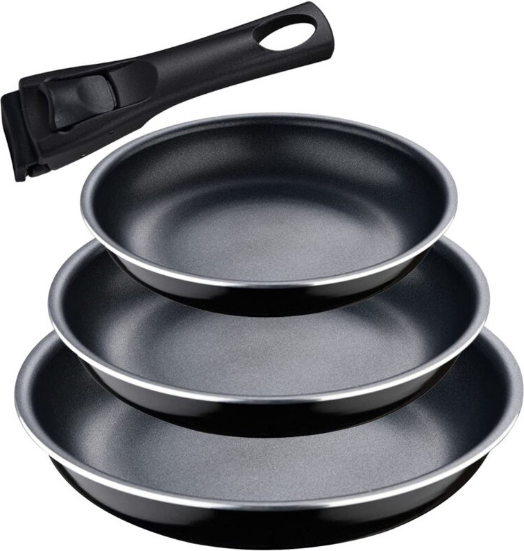 Set 3 Pfannen (ø18+ø20+ø24cm) Click & Cook Bergner