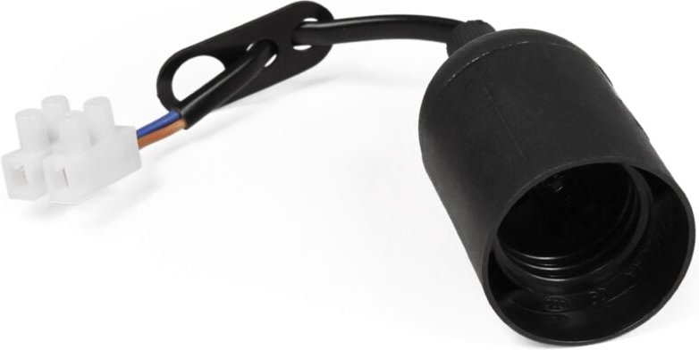 Mcshine - Renovierungsfassung, E27, mit 11 cm Kabel und Aufhänger, schwarz