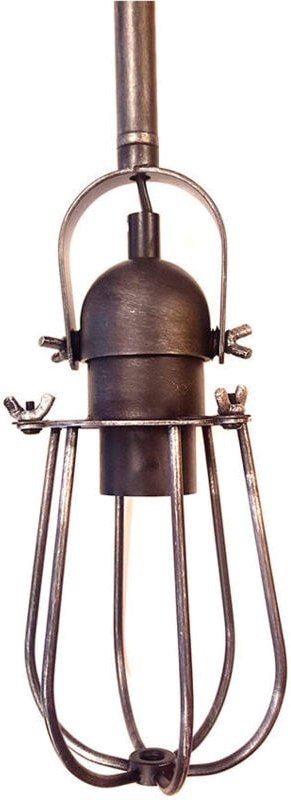 Vintage-Deckenleuchte aus Metall, E27, 60 W, Farbe Schwarz, ø10 x 22 cm, EDM