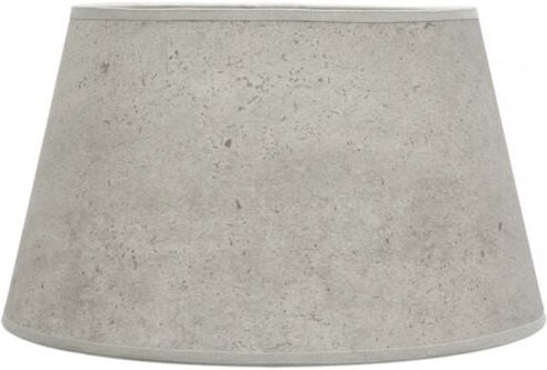 Fabrilamp - lampenschirm salma e27 zementgrau 45dx35dx30h konisch offen konisch