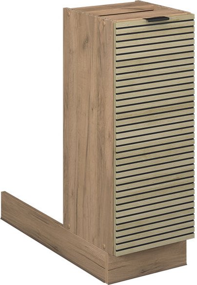 Vicco - Kücheninsel Fame-Line, Eiche Paneel, 30 cm ohne Arbeitsplatte