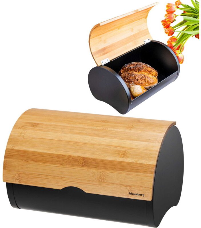 Stahlbrotkasten 32cm Brotbehälter KLAUSBERG KB-7711