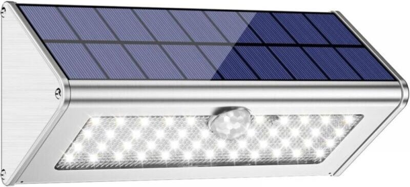 Außen-Solarleuchte IP65 wasserdicht kabellos Solar-Spotlampe 4500mAh, 48 LED Solar-Projektorleuchte für den Garten