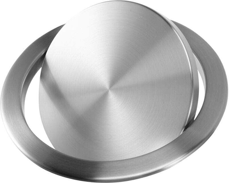 Mülleimerdeckel aus Edelstahl, versenkter Mülleimerdeckel, integrierte Küchenarbeitsplattenwaage C