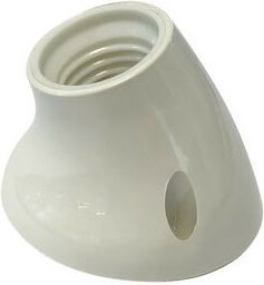 Lampenfassung E27 Oberfläche Diagonale Weiß