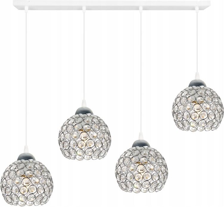 Chrom Hängelampe Kronleuchter Deckenleuchter Led Kristall