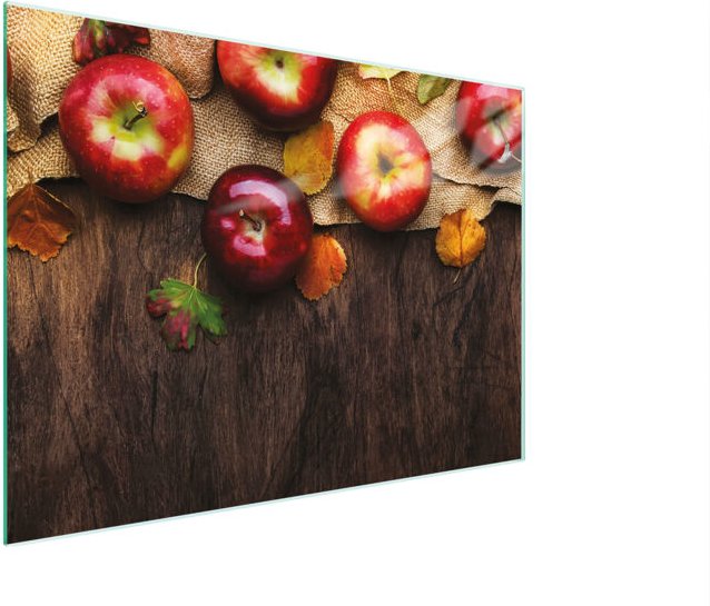 Glasschneidebrett 30x22 Äpfel
