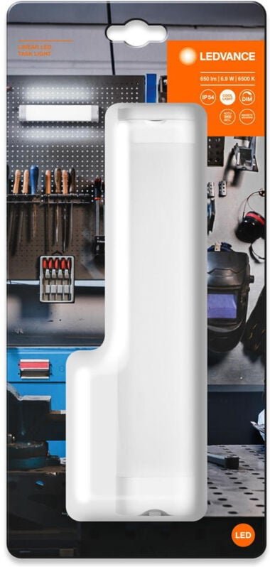 Ledvance - linear led tasklight Mobile Leuchte, 6,9W, 650lm, 200mm, tagelichtweiß mit 6500K, dimmbar per Touch-Schalter,...