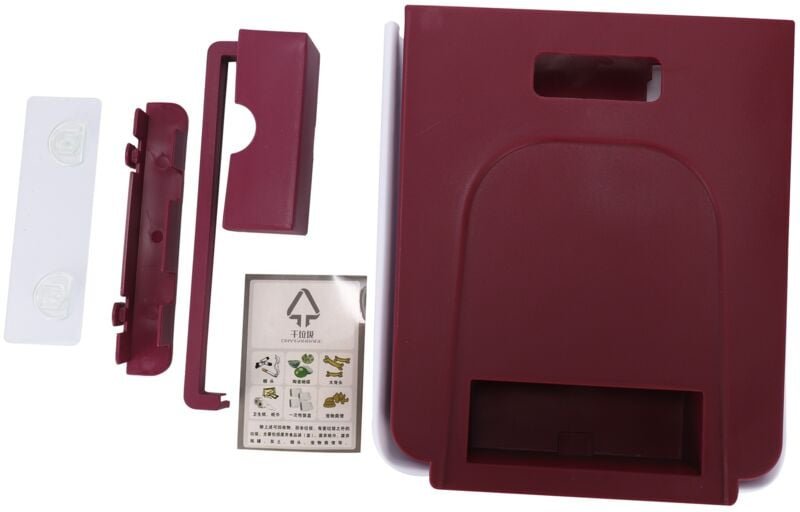 Abfalleimer zum Aufhängen, großer Mülleimer, Schranktür, Toilettenabfallaufbewahrung, Wandmontage, zusammenklappbar, Bad...