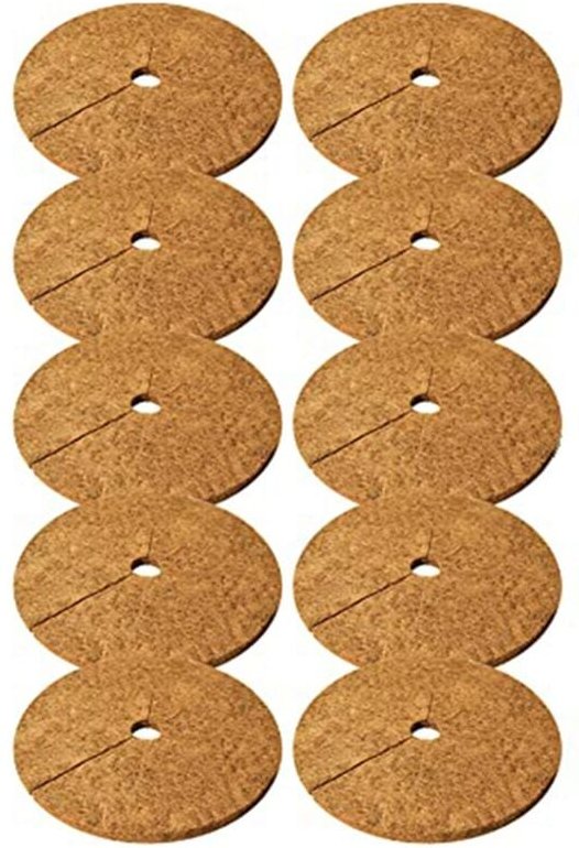 Kokosfaser-Baummulch-Ringschutzmatte, 11,8 NatüRliche Kokosfaser-Baumschutzmatten, Baumscheiben-Pflanzenabdeckung