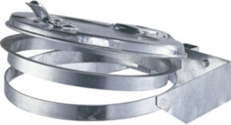 FP - Wandhalter 70 - 120 l mit vzkt. Stahldeckel