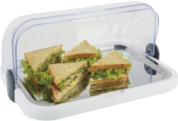 APS Buffet-Vitrine, weiß, Höhe: 205 mm, Länge: 440 mm, Breite: 320 mm