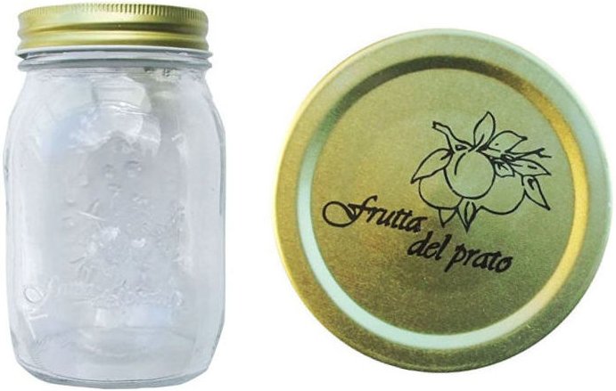 Spetebo - Einmachglas mit Metall Deckel - 12er Set - Marmeladenglas mit Schraubverschluss - Weckglas Vorratsglas