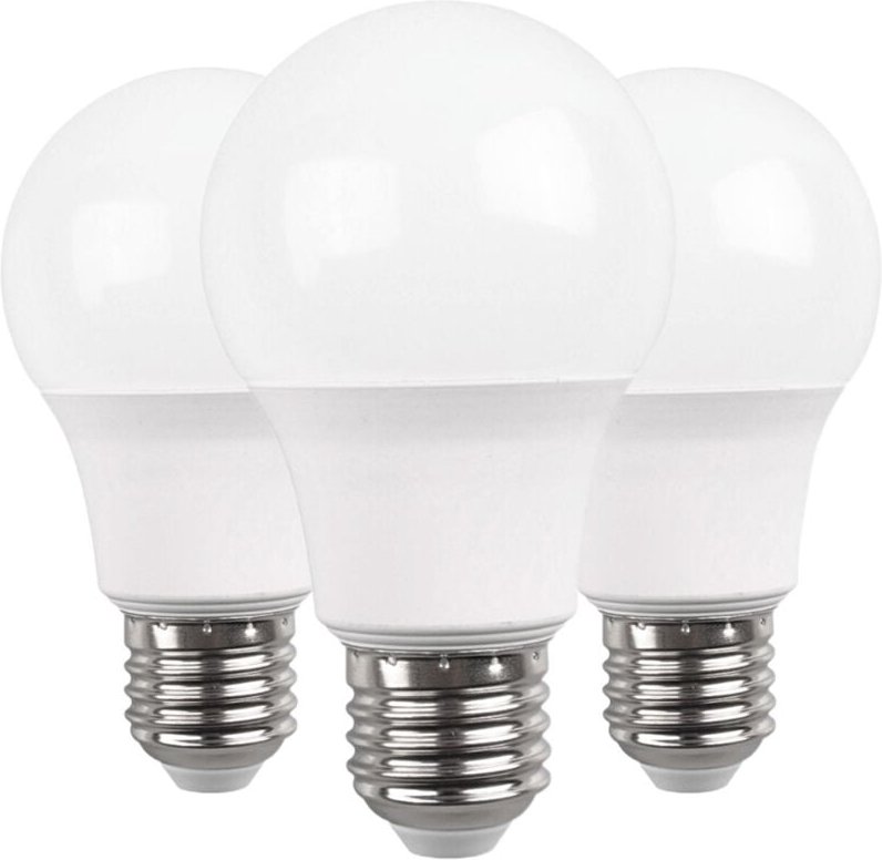 3er-Pack Standard-LED-Lampen E27, 9 W, entspricht 60 W, 806 lm, 15.000 Std., First Leader