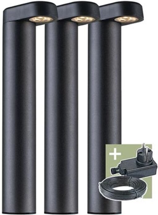 Ludeco - Oskar - Standleuchte - 3er-Set - 12 V - 150 lm - 1.5 W - Warmweiß