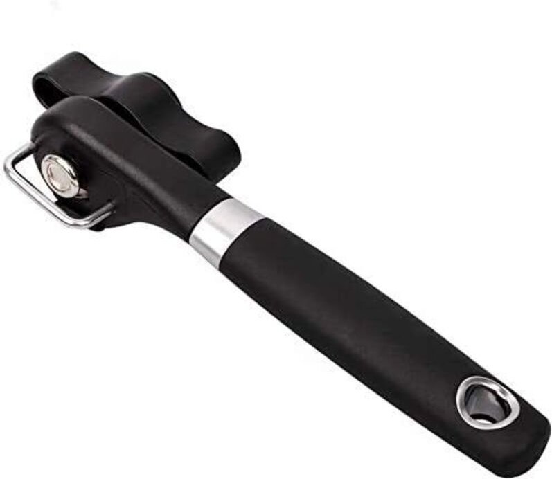 Manueller Sicherheitsdosenöffner aus Edelstahl. Ergonomisches und rutschfestes Design mit glatter Kante, schneidet ohne ...