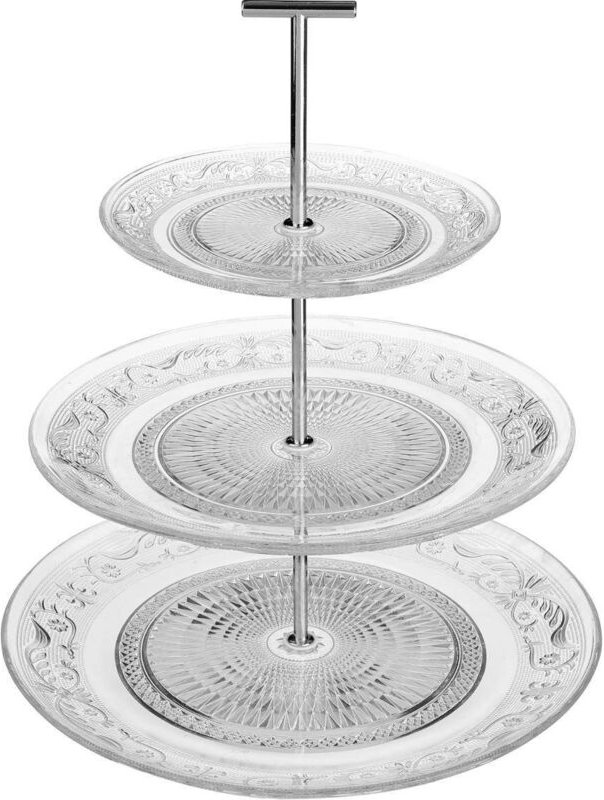 Etagere aus Glas RENAISSANCE, 3 Ebenen