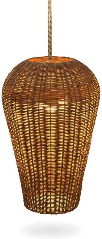 Saona 50 cm Hängeleuchte mit warmem LED-Licht und wiederaufladbarem Akku. Hergestellt in Spanien