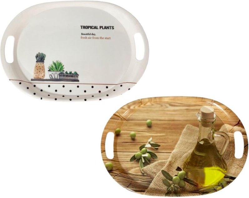 ovales Tablett 27x38cm