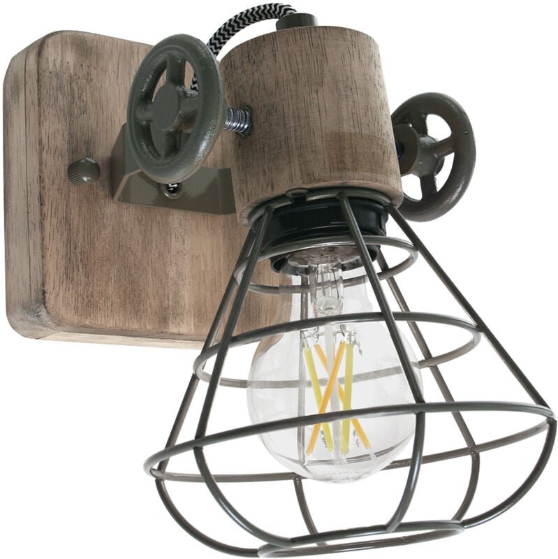 Anne Lighting - spot - Guersey - grün - holz metall -