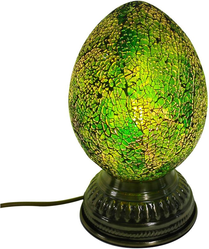 Lampe Settime Lamps Grüne Tischlampe - 23x15x15cm - Signes Grimalt