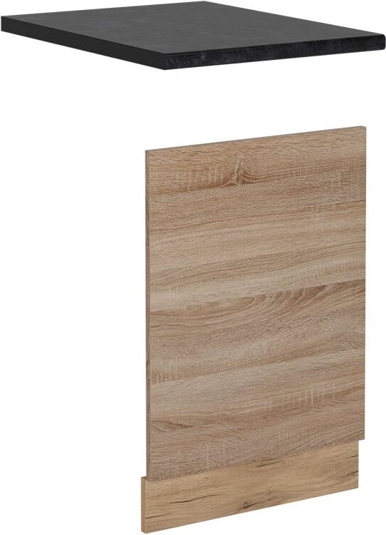 Vicco - Geschirrspülblende R-Line, Sonoma, 45 cm , ap Anthrazit