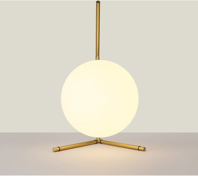 Glaskugel-Tischlampe "octo 200" - E27 - ø 22cm